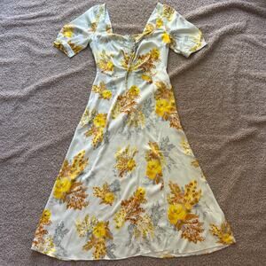 favorite daughter yellow dress Revolve Linen Midi by The Becky Dress brings effortless style with a slim fit Favorite Daughter | Dresses |